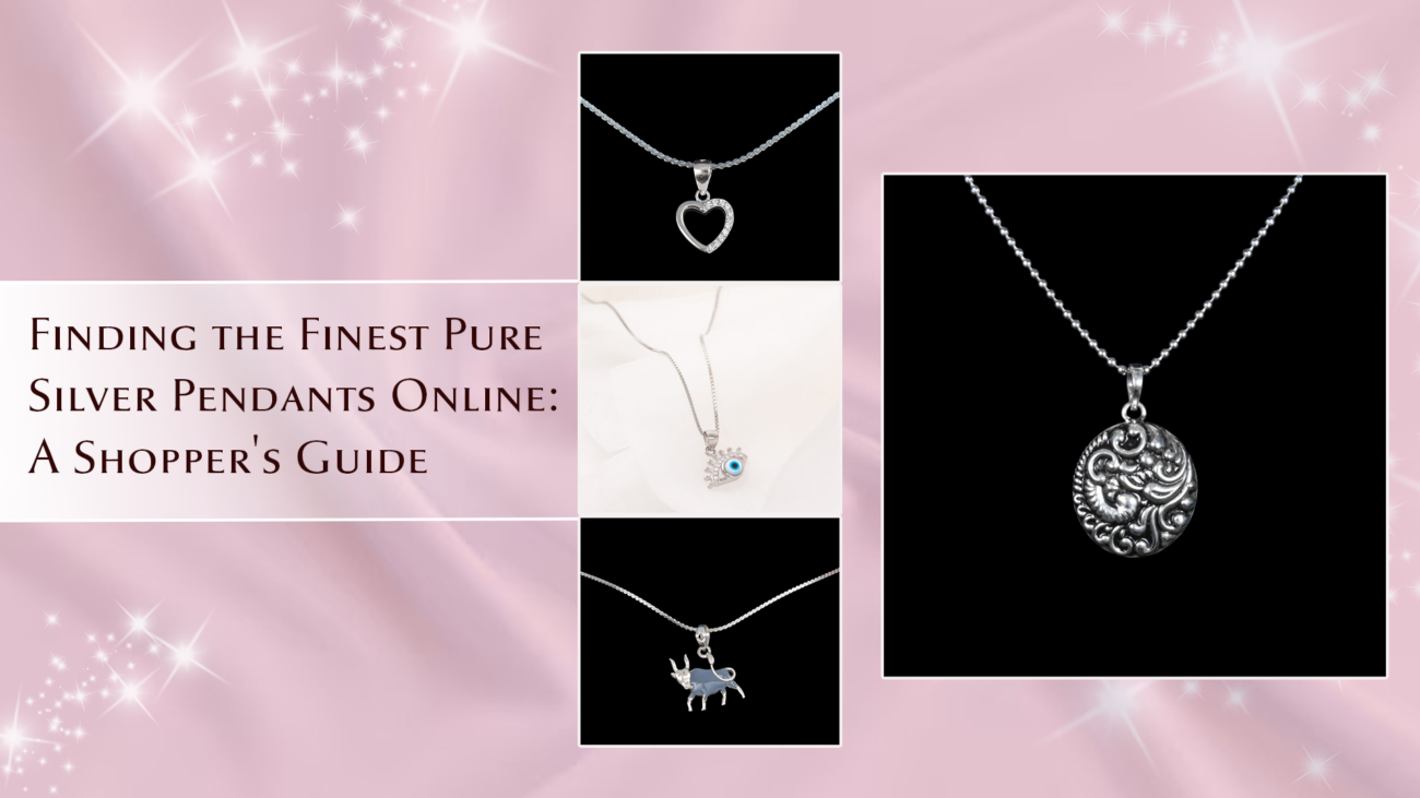 pure silver pendants online